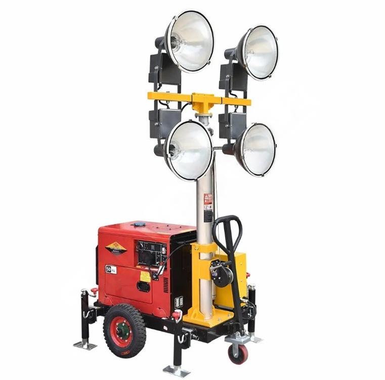Outdoor Lighting High Quality - برج إضاءة متنقل عالي الجودة يعمل