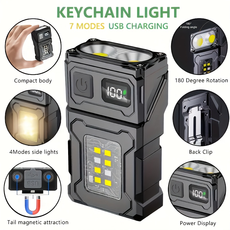 Outdoor Lighting Fixtures - مصباح جيب LED صغير قابل لإعادة