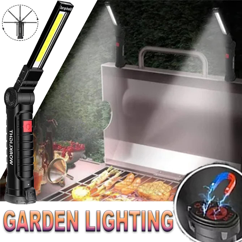 Outdoor Lighting Fixtures - مصباح يدوي LED محمول مع خطاف