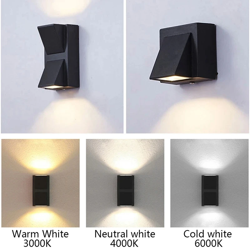 Outdoor Lighting Up And Down - LED الجدار مصباح IP65 في الهواء