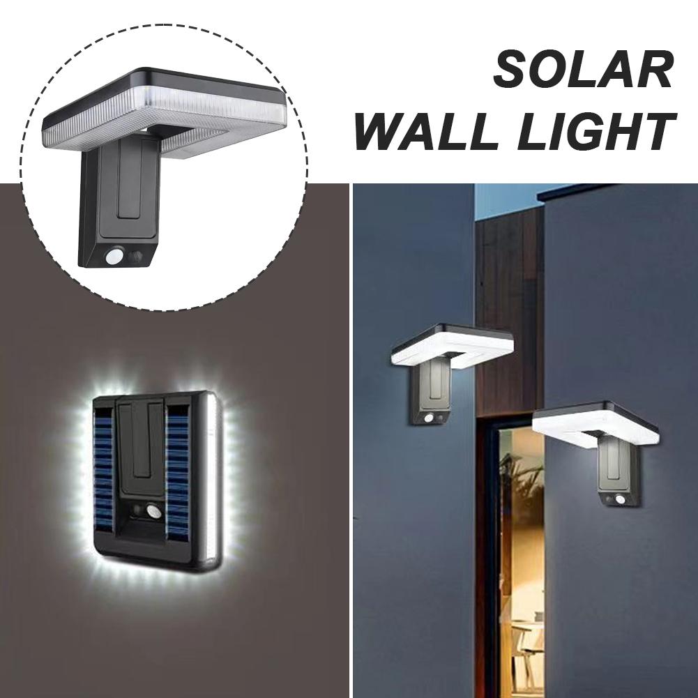 Solar Wall Sconce - مصباح LED قابل للطي 120 °