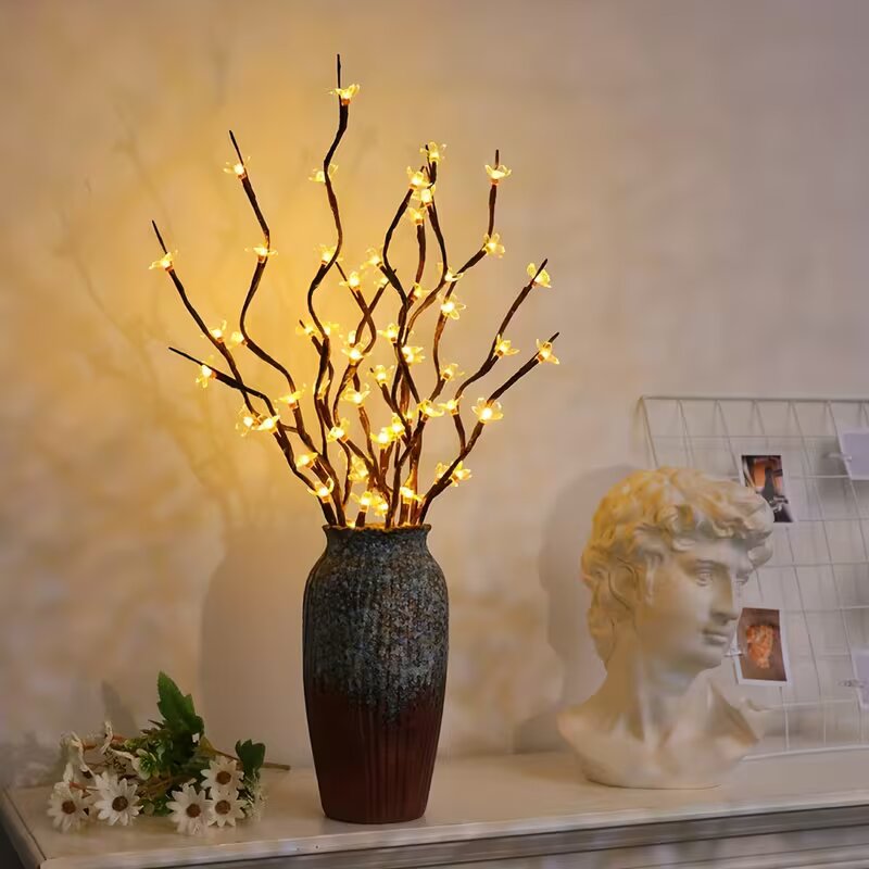 Outdoor Lighting Battery Powered - 1/2 قطعة إضاءة على شكل فروع