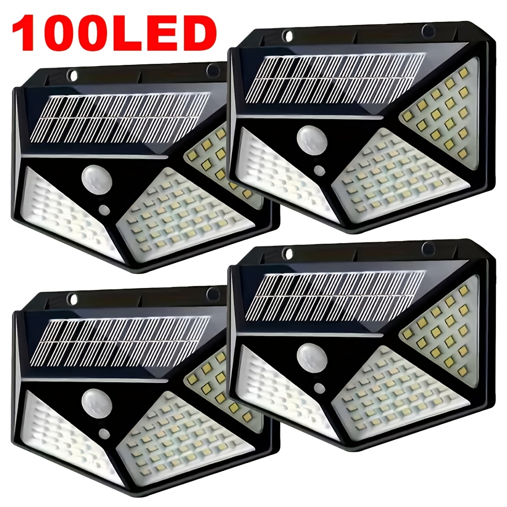 Solar Wall Sconce - مصباح حديقة شمسي خارجي بـ 100