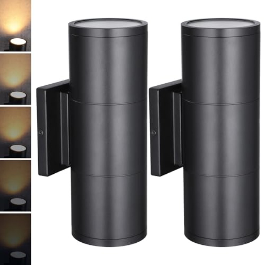 Outdoor Lighting Up And Down - مصباح جداري LED أسطواني 3000K للإضاءة