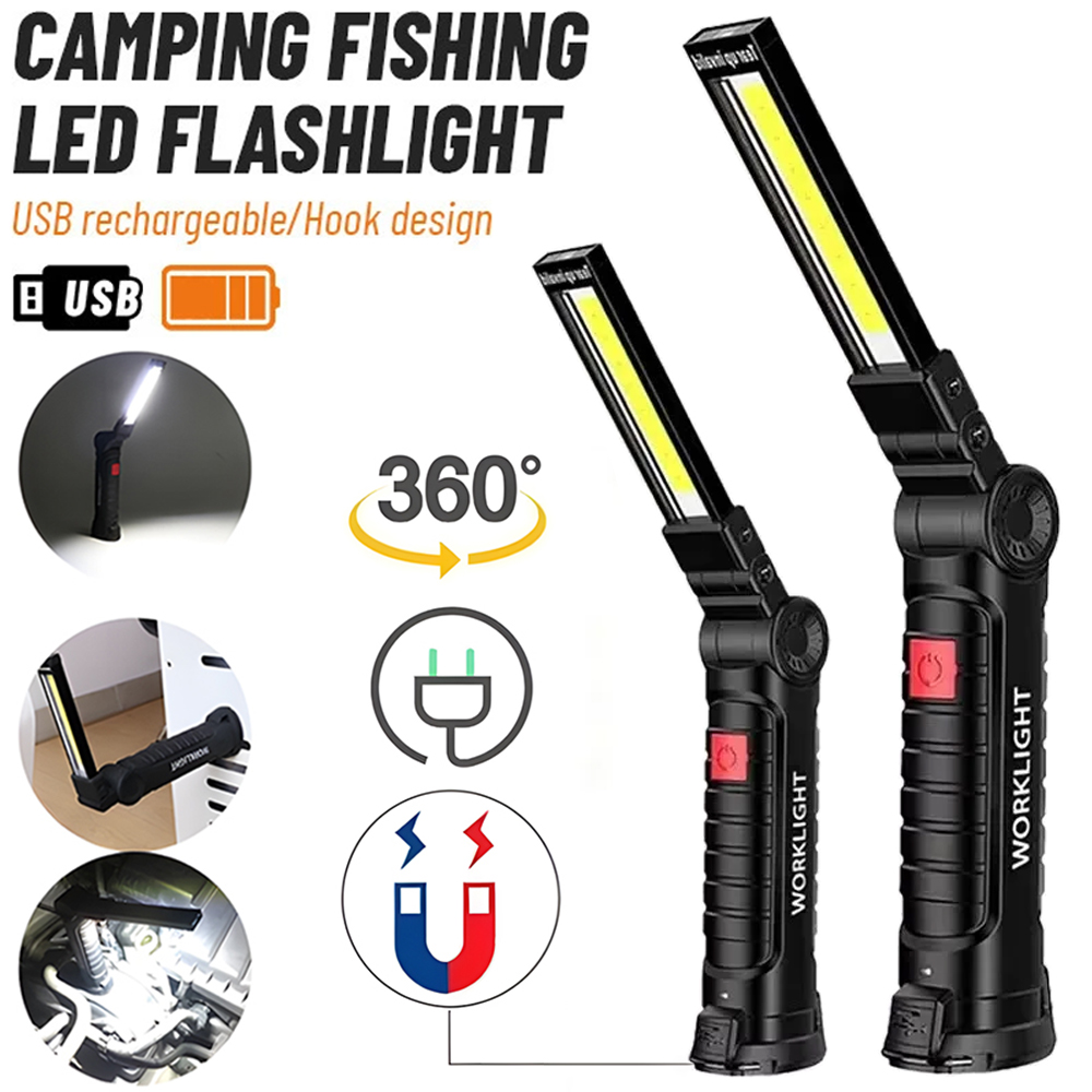 Outdoor Lighting Fixtures - LED COB مصباح يدوي USB مصباح
