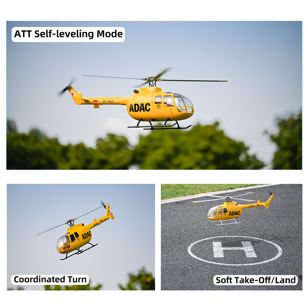 طائرة هليكوبتر FLY WING BO105  - مراجعة Outdoor Lighting Options وسعره