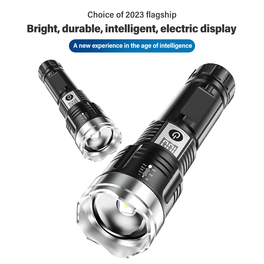 عالية الطاقة 200000LM مصباح لي - مراجعة Outdoor Lighting Battery Powered وسعره