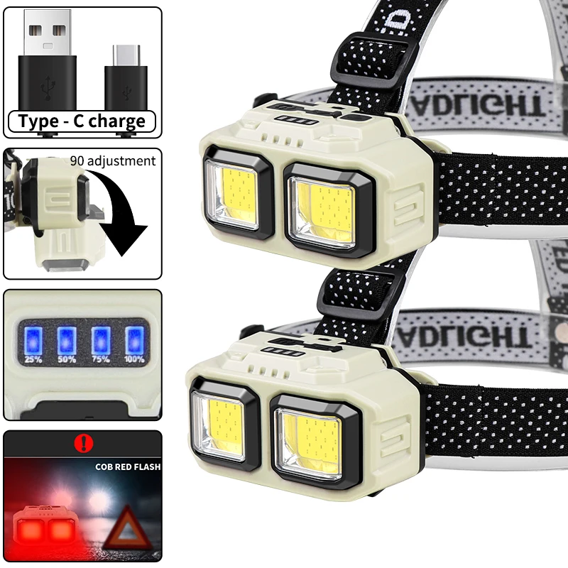 مصباح رأس LED قابل لإعادة الشح - مراجعة Outdoor Lighting Jobs وسعره