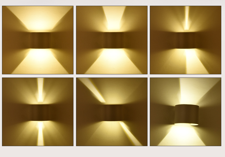 IP65 مقاوم للماء 6 واط 12 واط  - مراجعة Outdoor Lighting Up And Down وسعره