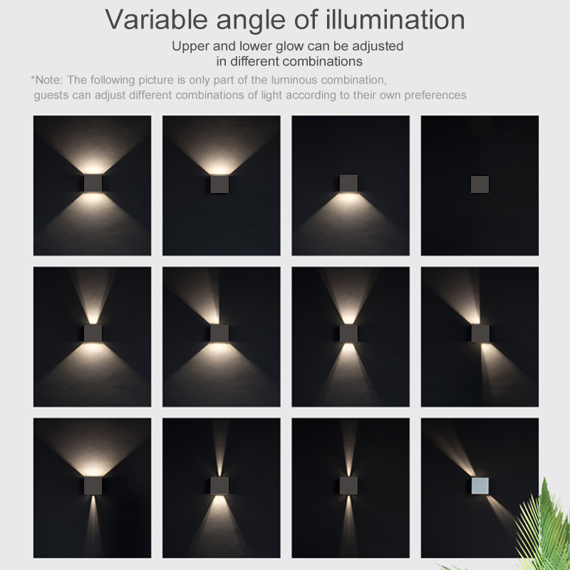 مصابيح الحائط LED 7 واط أبيض ب - مراجعة Outdoor Lighting Up And Down وسعره