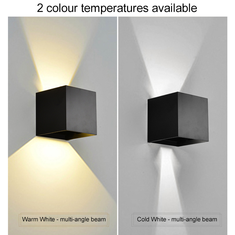 مصابيح الحائط LED 7 واط أبيض ب - مراجعة Outdoor Lighting Up And Down وسعره