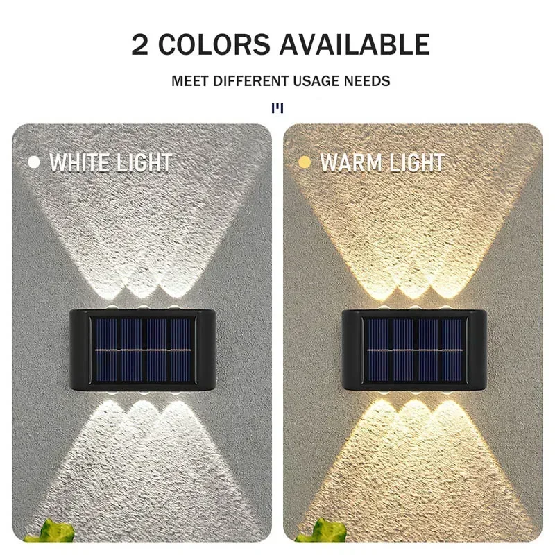 مصباح جداري شمسي COB مقاوم للم - مراجعة Outdoor Lighting Up And Down وسعره