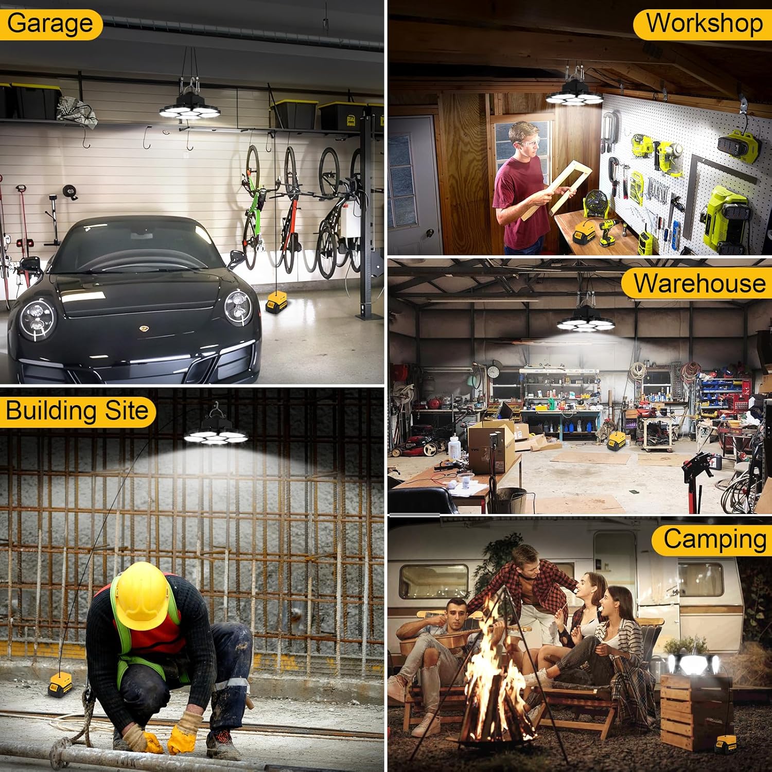 مصباح خيمة يعمل بالبطارية، إضا - مراجعة Outdoor Lighting Jobs وسعره