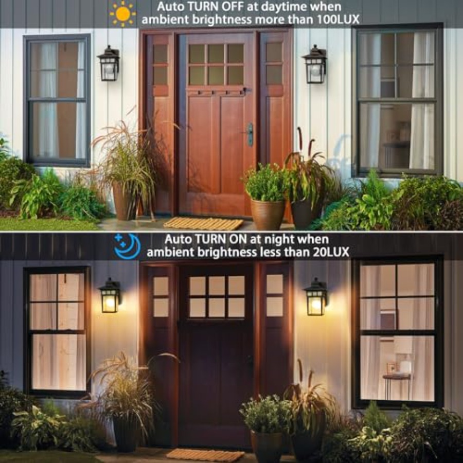 إضاءة خارجية مع مأخذ كهربائي G - مراجعة Solar Wall Sconce وسعره