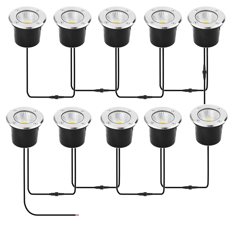 مصباح LED مدفون تحت الأرض مقاو - مراجعة Outdoor Lighting Underground Wiring وسعره