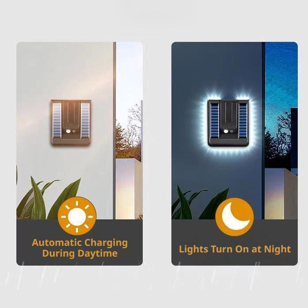 مصباح LED قابل للطي 120 °   مص - مراجعة Solar Wall Sconce وسعره