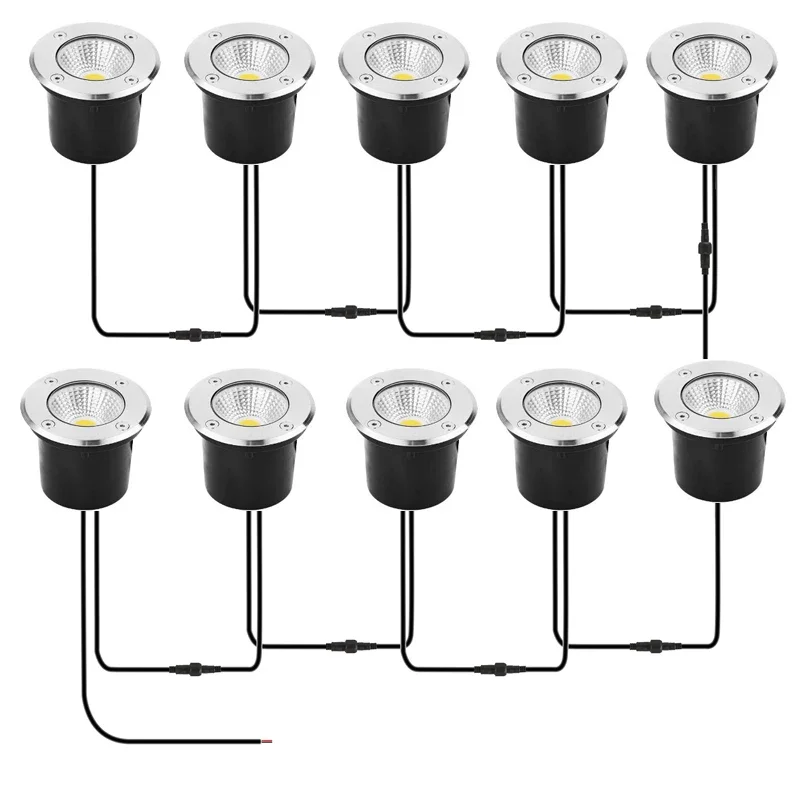 إضاءة LED تحت الأرض مقاومة للم - مراجعة Outdoor Lighting Underground Wiring وسعره