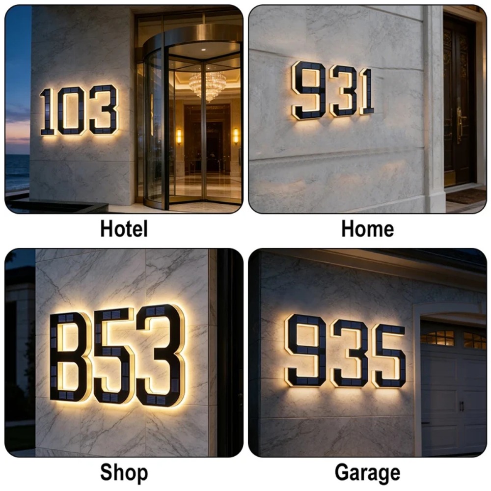 لافتة رقم المنزل بالطاقة الشمس - مراجعة Solar Wall Sconce وسعره