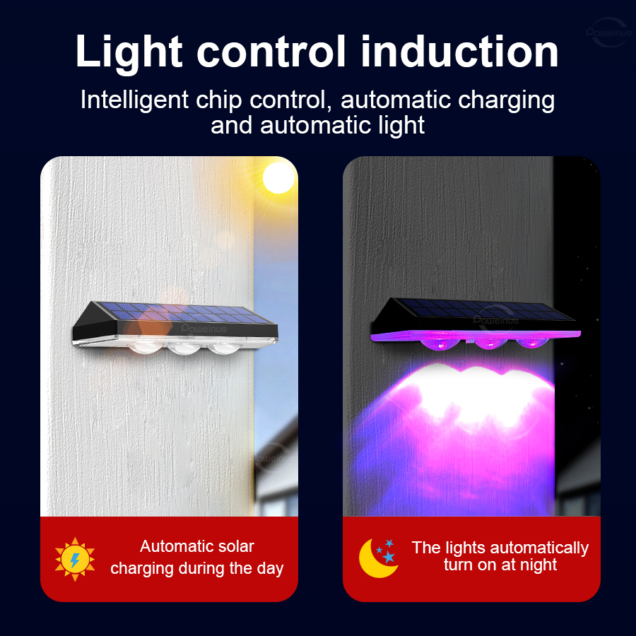 السوبر مشرق أضواء الشمسية RGB  - مراجعة Solar Wall Sconce وسعره