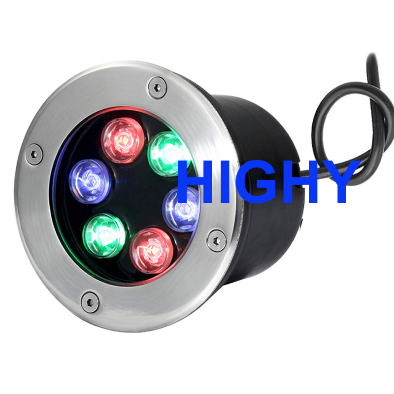 RGB LED ضوء تحت الأرض ، مصباح  - مراجعة Outdoor Lighting Underground Wiring وسعره