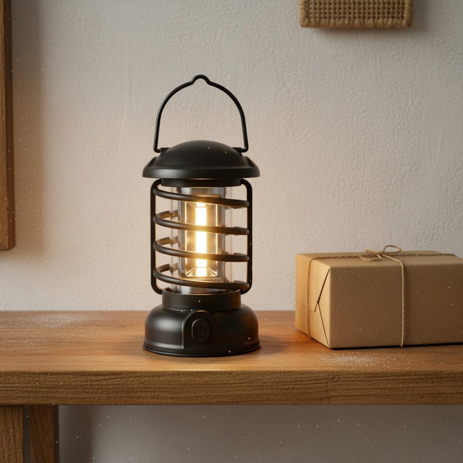 فانوس تخييم بتصميم عتيق مع مصد - مراجعة Outdoor Lighting Battery Powered وسعره