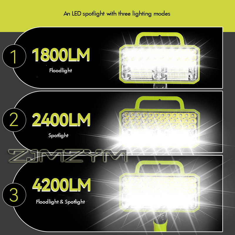 مصباح عمل LED لاسلكي 9 بوصة 40 - مراجعة Outdoor Lighting Jobs وسعره