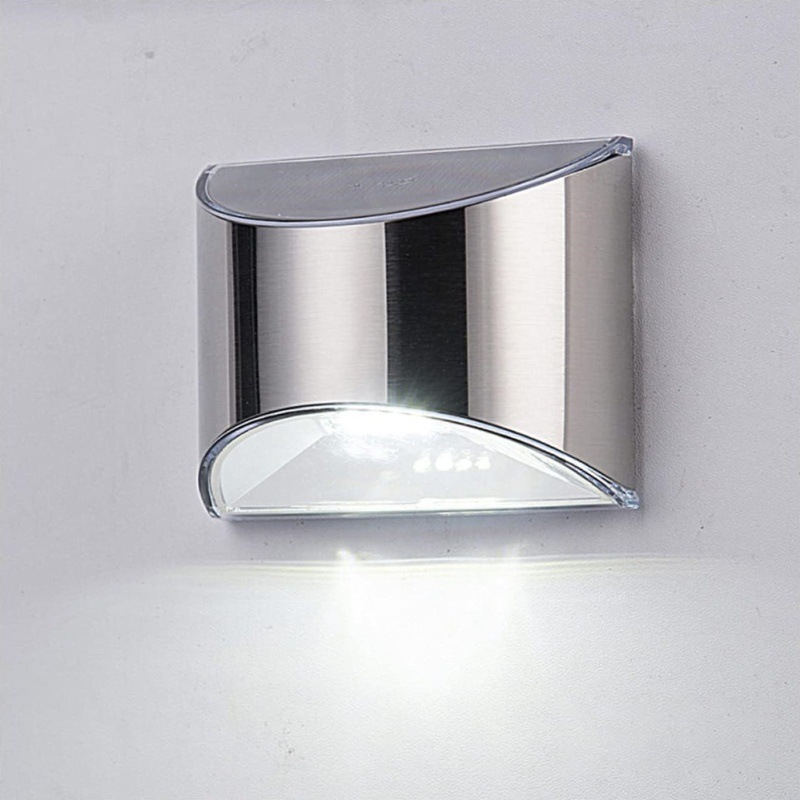 2 قطعة مصباح حديقة الطاقة الشم - مراجعة Outdoor Lighting Up And Down وسعره