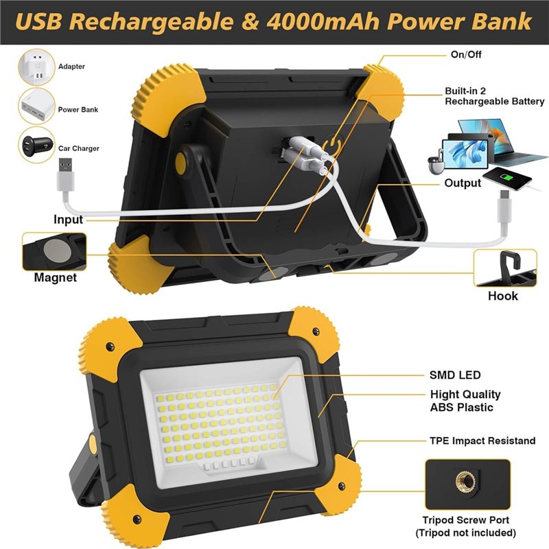 AT21-مصباح عمل مغناطيسي محمول  - مراجعة Outdoor Lighting Jobs وسعره